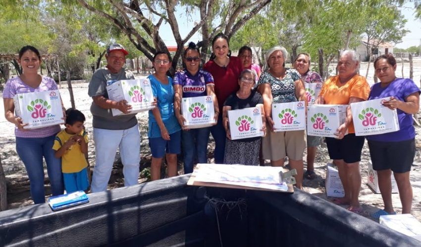 Entrega de despensas julio 2019.